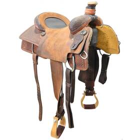 U155chtr12sp Coolhorse Used 15.5 Inch Saddles Team Roping Saddle Code