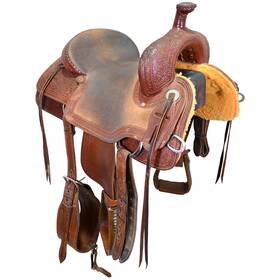 C15corrirc12fl Corriente Saddle Co. Used 15 Inch Ranch Cutting Code