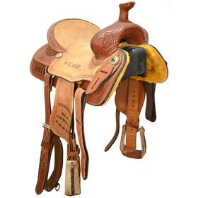 U13corritr17 Corriente Saddle Shop Used 13 Inch Trophy Team Roping Code