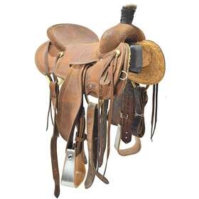 Corriente Saddle Shop U145corriroranro Used 14.5 Inch Ranch Roping Code