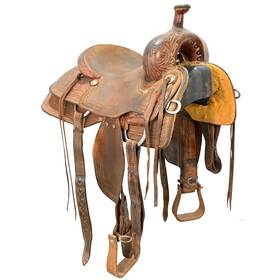 U14corrircsq Corriente Saddle Shop Used 14 Inch Ranch Cutting Code