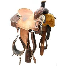 U16corritr12fl Corriente Saddle Shop Used 16 Inch Team Roping Code