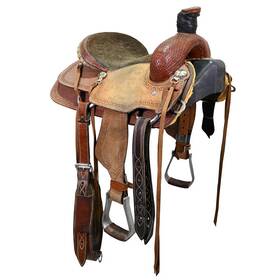 U13corritr12bsk Corriente Used 13 Inch Youth Team Roping Saddle Code