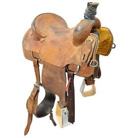 Corriente U145corrienttrro Used 14.5 Inch Team Roping Saddle Code