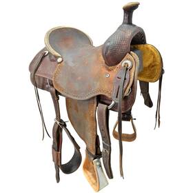 Corriente U16corrirr12bk Used 16 Inch Ranch Roping Saddle Code