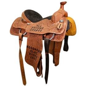 C145courtsww07 Courts Used 15 Inch Trophy All Around Saddle Code