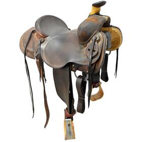 U15craiglran Craig Lewis Used 15 Inch Ranch Saddle Code