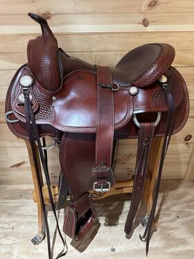2170-4 Crates 16 Inch Supreme Trail Western Saddle Model