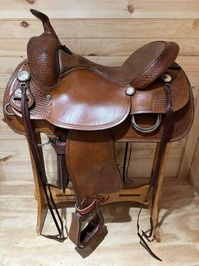 2170-4w Crates 16 Inch Supreme Equi-fit Western Trail Saddle Model