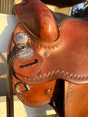 2171-4 Crates 16 Inch Reining Western Saddle