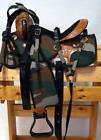 Ctz029 Unbranded Western Mini Pony Horse Trail Synthetic Saddle Camo Accents