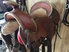 Custom Saddlery Mcclintock Western Saddle Rarely Available Design Excellent Cond