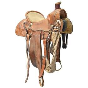 C15delranropebd D.e. Lovedahl Used 15 Inch Love Dahl Ranch Saddle Code
