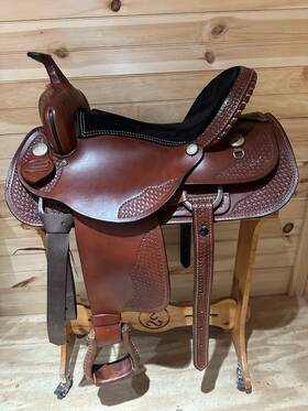 350l Dakota Saddlery 17 Inch Western Trail Saddle Model
