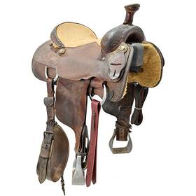 Dale Martin U145dmartintr12c Used 14.5 Inch Team Roping Saddle Code