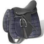 Dbc3660905290732un Horse Riding Saddle Set Real Leather Black