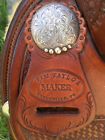 1078-16 Dh Jim Taylor Reining Saddle In Excellent Condition