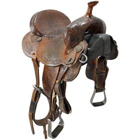 C135jjppw45148 Double J Used 13.5 Inch Barrel Racing Saddle Code