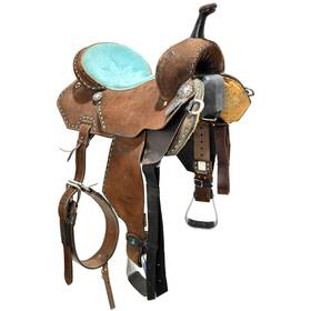 C145jjbr95984 Double J Used 14 Inch Barrel Racing Saddle Code