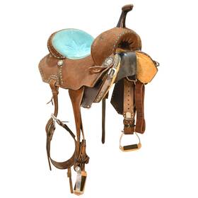 C14jjppro95984 Double J Saddlery Used 14 Inch Pozzi Pro Barrel Saddle Code