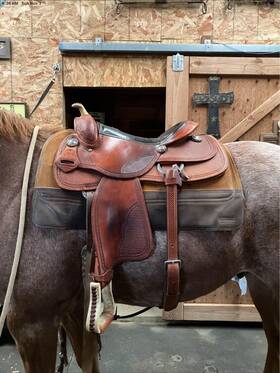 2206 Dp Performance Reining Saddle Fixed Tree Fqhb 16 Inch Seat