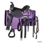 E011652 King Series Synthetic Zebra Saddle Package