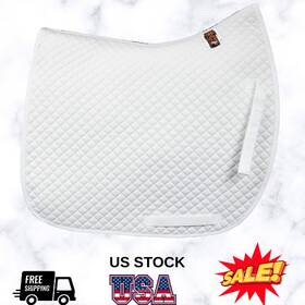 Ecp Equine Comfort Products 096481931100 Quilted Dressage Pad- White