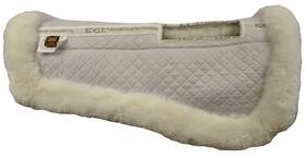 Hp-6al-01 Ecp Equine Comfort Products 100% Australian Merino Sheepskin Half Saddle Pad With Wither Relief Quilted