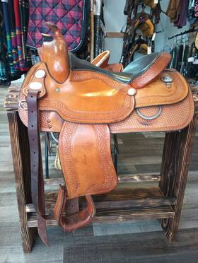 242-2 Equifit Crates Western Reining Saddle 15 Inch