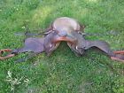 G-705-12 Unbranded Vintage Buckstitched Saddle