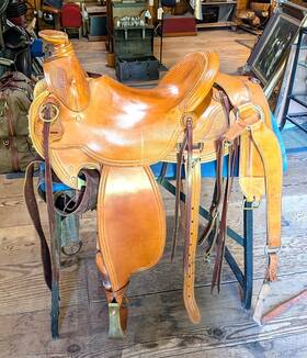 Hamley & Co W-011 Ranch Saddle And Portland Or Hand Crafted 16 Inch /quarter Tree