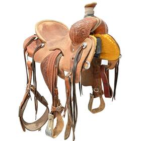 U15hotran14 Heart Of Texas Used 15 Inch Ranch Saddle Code