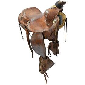 C145herefordran Hereford Tex Tan Used 14.5 Inch Ranch Saddle Code