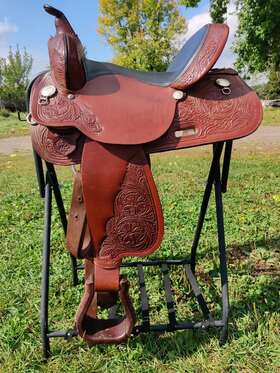 6850-1501-05 High Horse 15 Inch Circle Y Flex Tree Saddle Wide Full Quarter