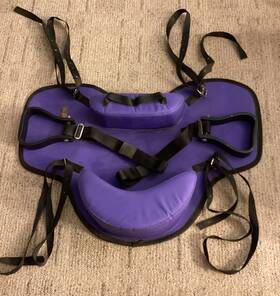 Hssp227-pur Hilason 54hs Buddy Child Seat For Horse Saddle Riding Purple