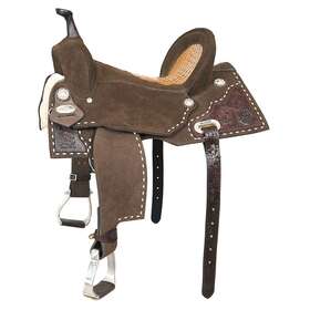 Hstt183-16 Hilason Hs Flex Tree Western Horse Buckstitch Floral Trail Barrel American