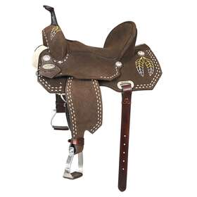 Hstt185-15 Hilason Hs Flex Tree Western Horse Leaf Buckstitch Trail Barrel American