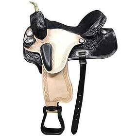 Hstt206bzbk-16 Hilason 54hs Flex Tree Western Horse Saddle American Leather Trail Barrel