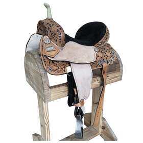 Hstt917bz-15 Hilason Hs Western Horse Flex Tree Floral Barrel Trail Hand Tooled American