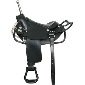 Hsws104-16 Hilason 62hs Custom Designed Rare Western Trick Riding Saddle Balck