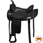 Hsdf107bk-17 Hilason Western Draft Horse Saddle Wide Gullet Trail 695922082106