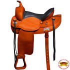 Hsdf107ol-17 Hilason Western Draft Horse Saddle Wide Gullet Trail 695922082229