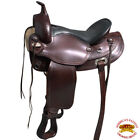 Hsdf200bz-15 Hilason Western American Leather Draft Horse Saddle Trail 635562456943