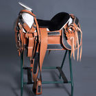 Hsmx145-16 Hilason Mexican Charro Horse Riding Leather Saddle With 792484405302