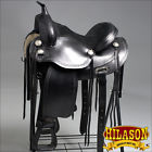 Hsto102bk-15 Hilason To102bk-a Treeless Western Leather Hsto102bk-15 Hilason To102bk-a Treeless Western Leather