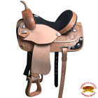 Hsto103bz-17 Hilason Western Horse Saddle American Leather Treeless Trail 635562448627