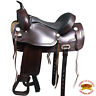Hsto105bz-17 Hilason Western Horse Saddle American Leather Treeless Trail 635562448696