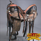 Hsto109dbrobhpa321dbro-17 Hilason Treeless Western Leather Hsto109dbrobhpa321dbro-17 Hilason Treeless Western Leather