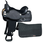 Hstt112ta150blk-15 Hilason Western Cordura Trail Pleasure Riding Saddle Black Hstt112ta150blk-15 Hilason Western Cordura Trail Pleasure Riding Saddle Black