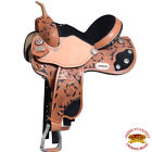 Hstt203bk1-16 Hilason Western Flex Tree Barrel Racing Trail Riding Horse Saddle